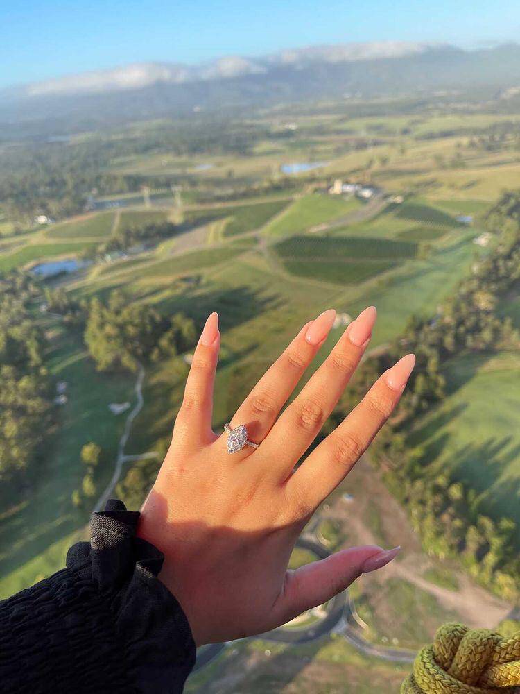 Marquise Halo Engagement Ring - Image 3