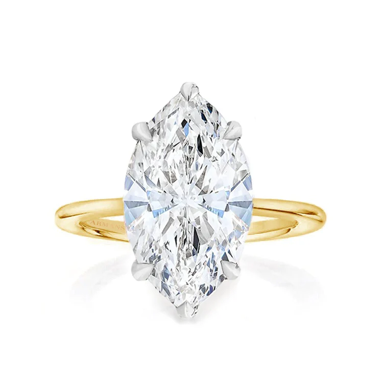 Marquise Madison Lab Grown Engagement Ring - Image 3