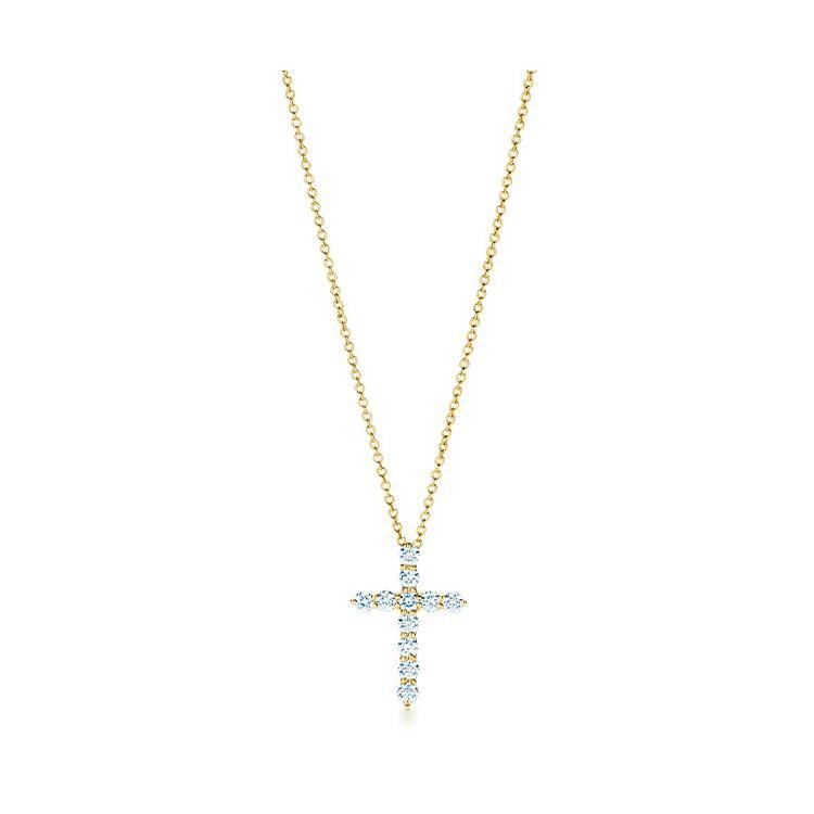 Men's Diamond Cross Necklace - Image 4