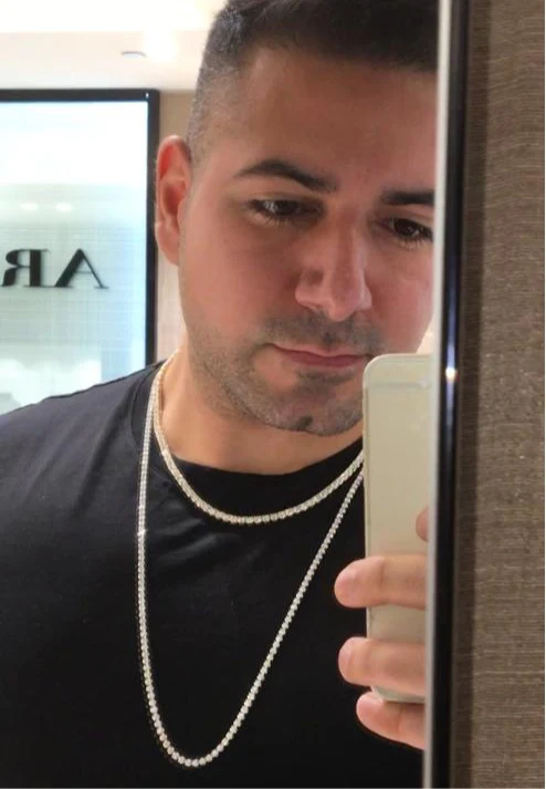 Men's Diamond Tennis Necklace - Image 5