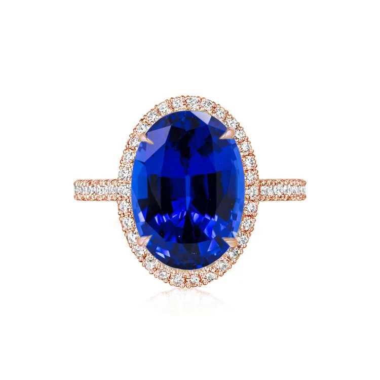 Monaco Sapphire Engagement Ring - Image 3