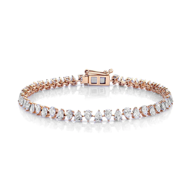 Multiway Pear Diamond Tennis Bracelet