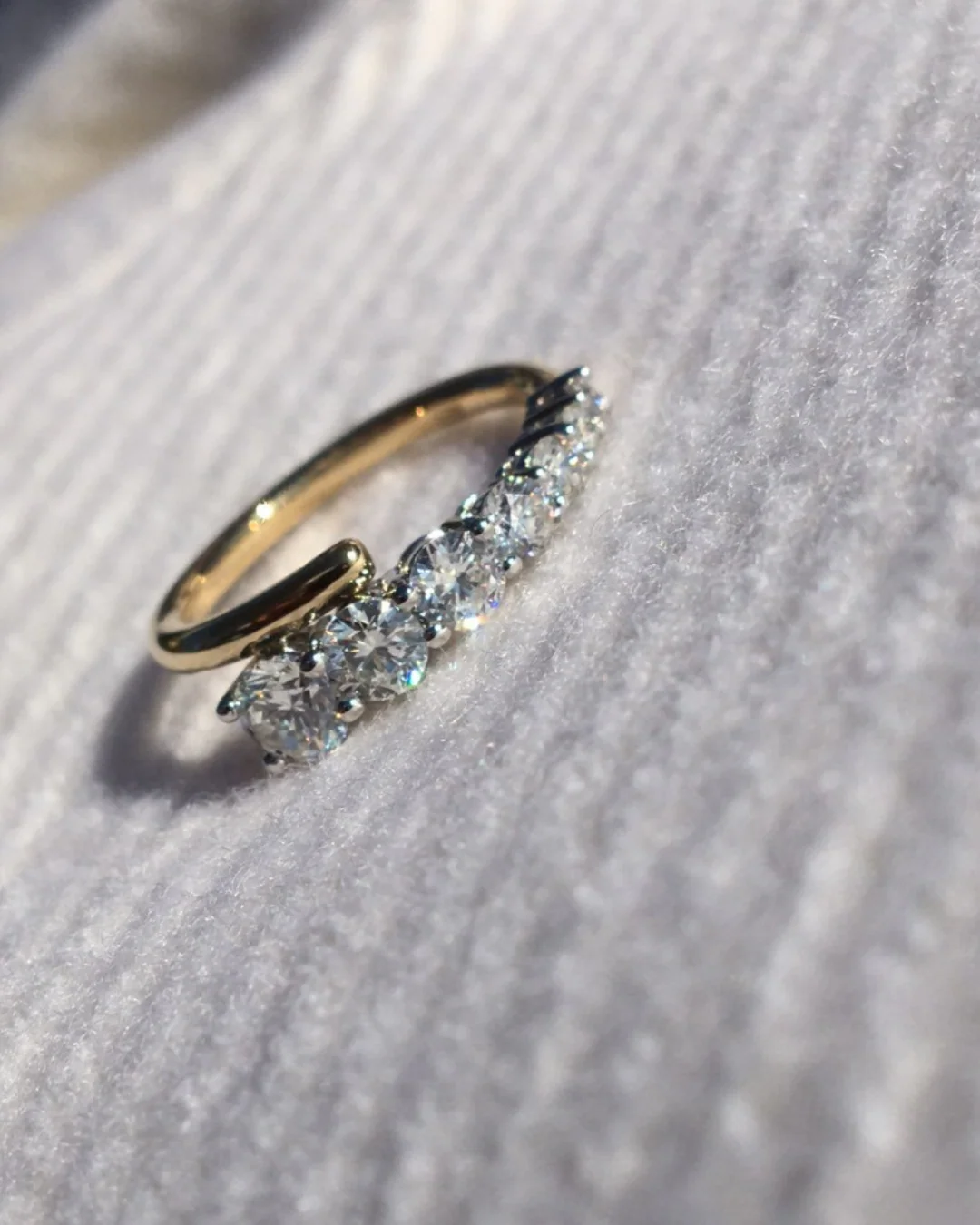 Nova Diamond Wrap Ring - Image 3