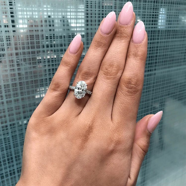 Olivia Lab Grown Engagement Ring - Image 4