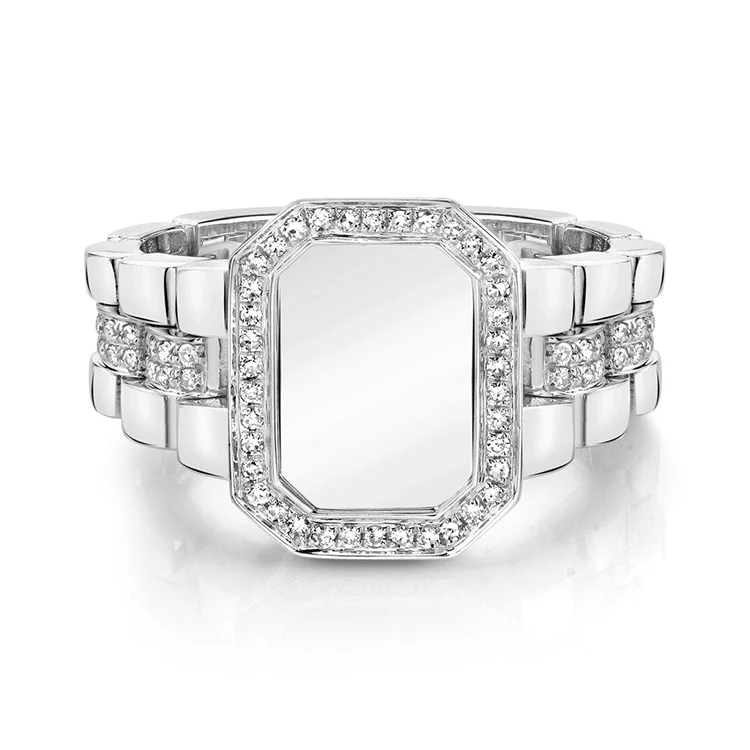 Osten Diamond Signet Ring