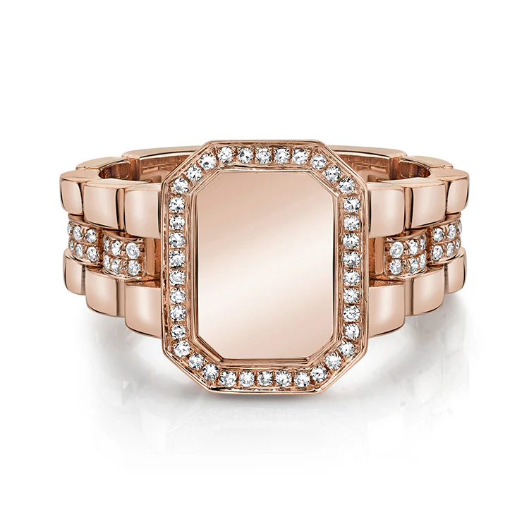 Osten Diamond Signet Ring - Image 2
