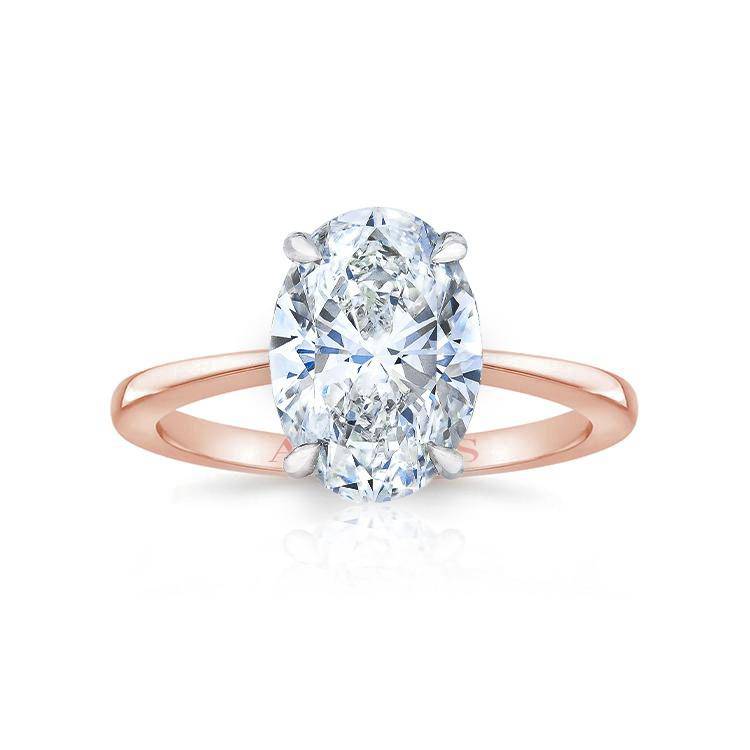 Oval Allure Engagement Ring - Image 3