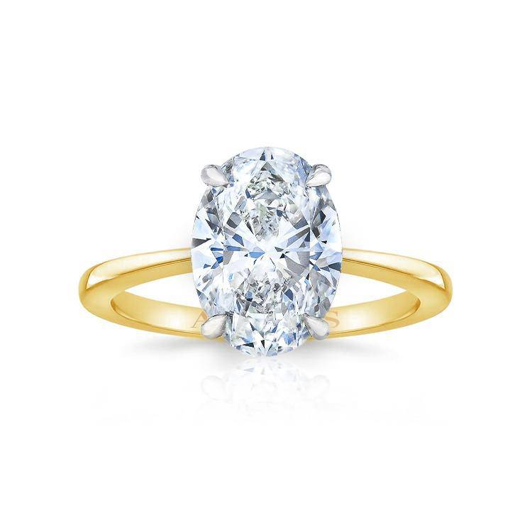 Oval Allure Engagement Ring - Image 4