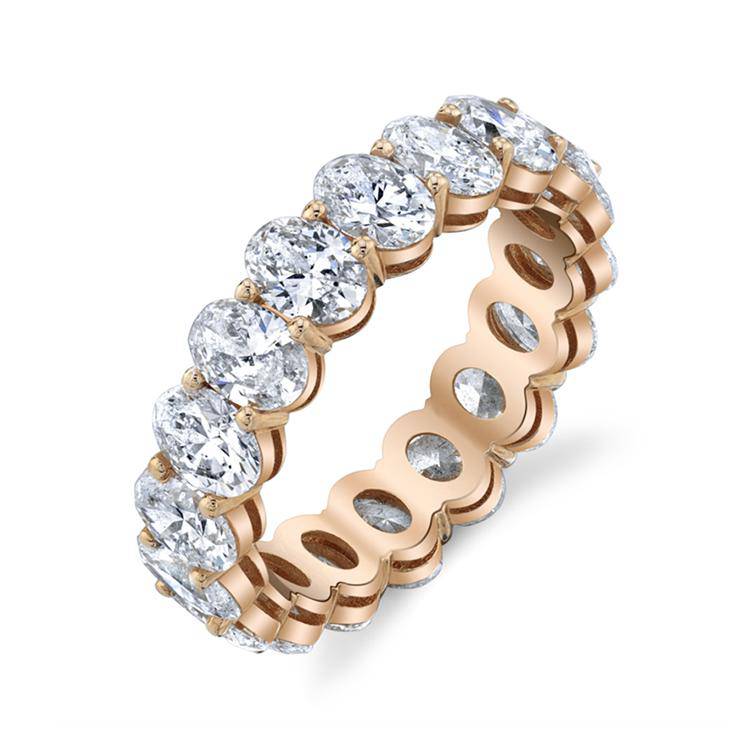 Oval Wedding Band
