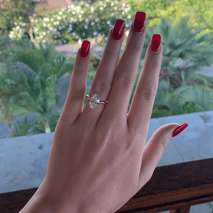 Oval Madison Engagement Ring - Image 2