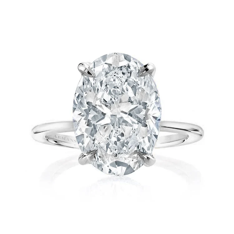 Oval Madison Engagement Ring - Image 5