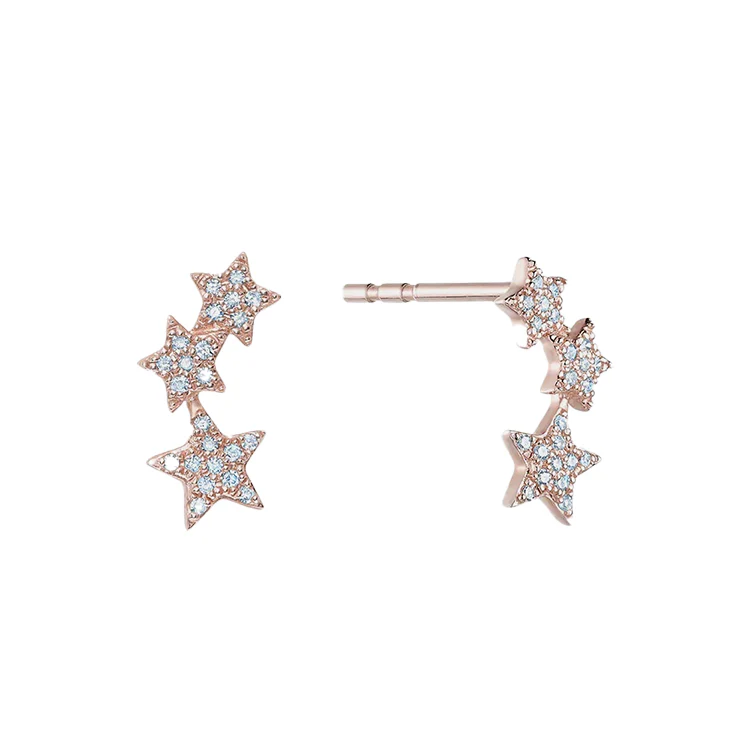Pavé Three Star Studs - Image 2