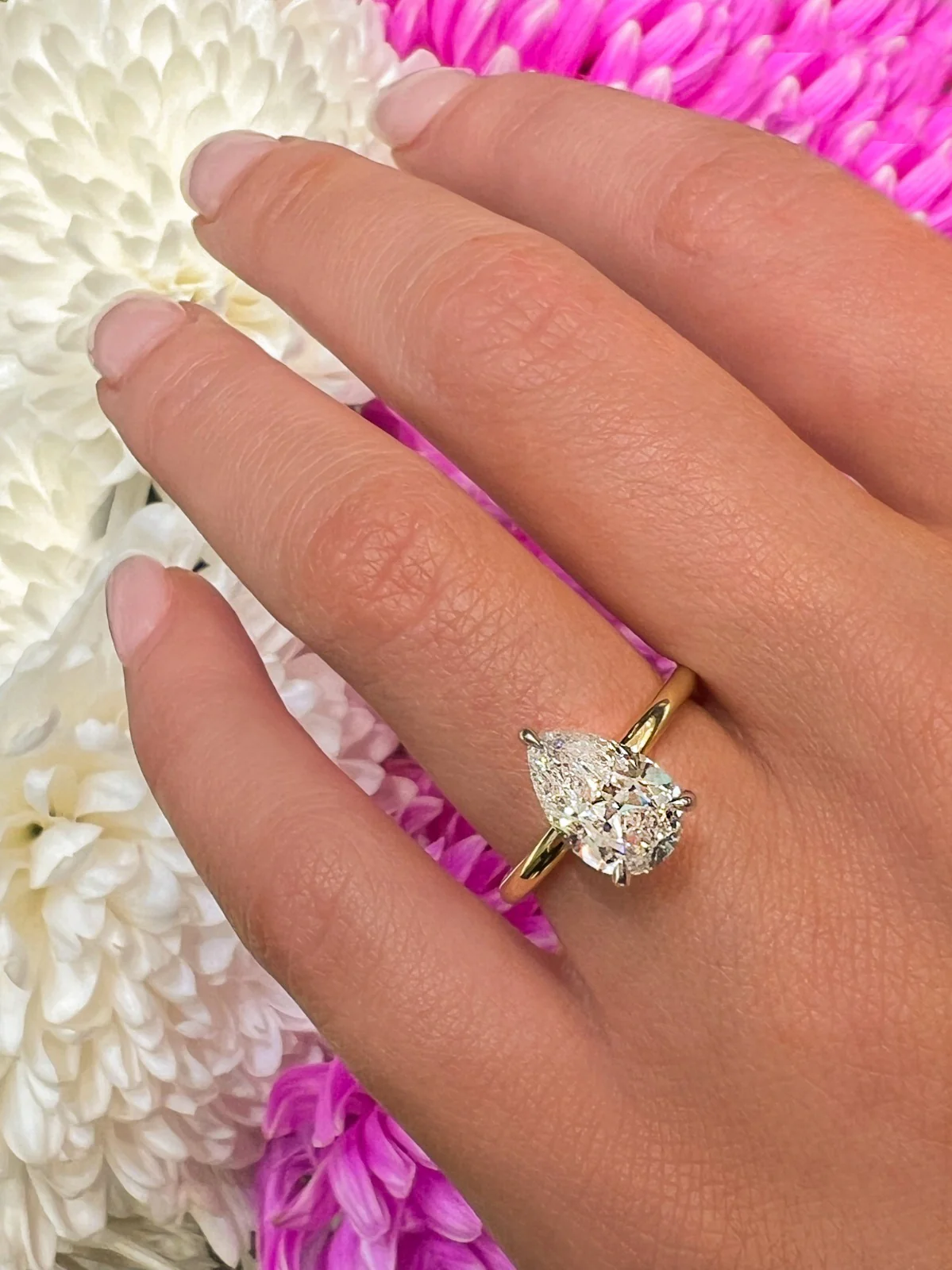 Pear Madison Engagement Ring - Image 2