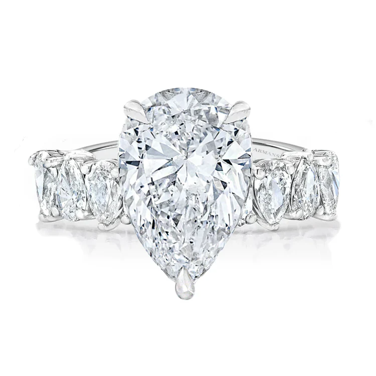 Pearsuasion Diamond Engagement Ring