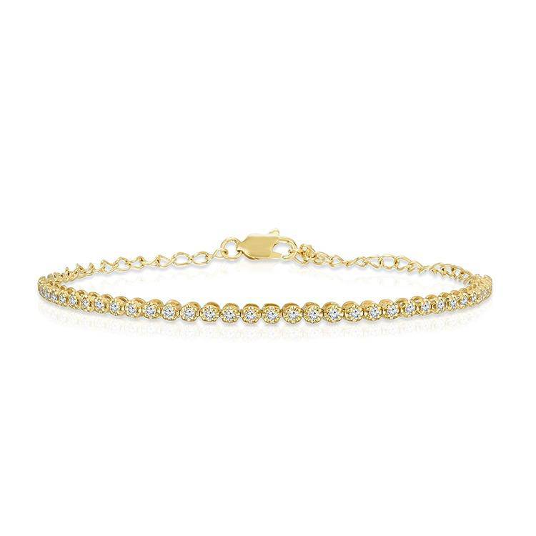 Petite Diamond Tennis Bracelet - Image 6