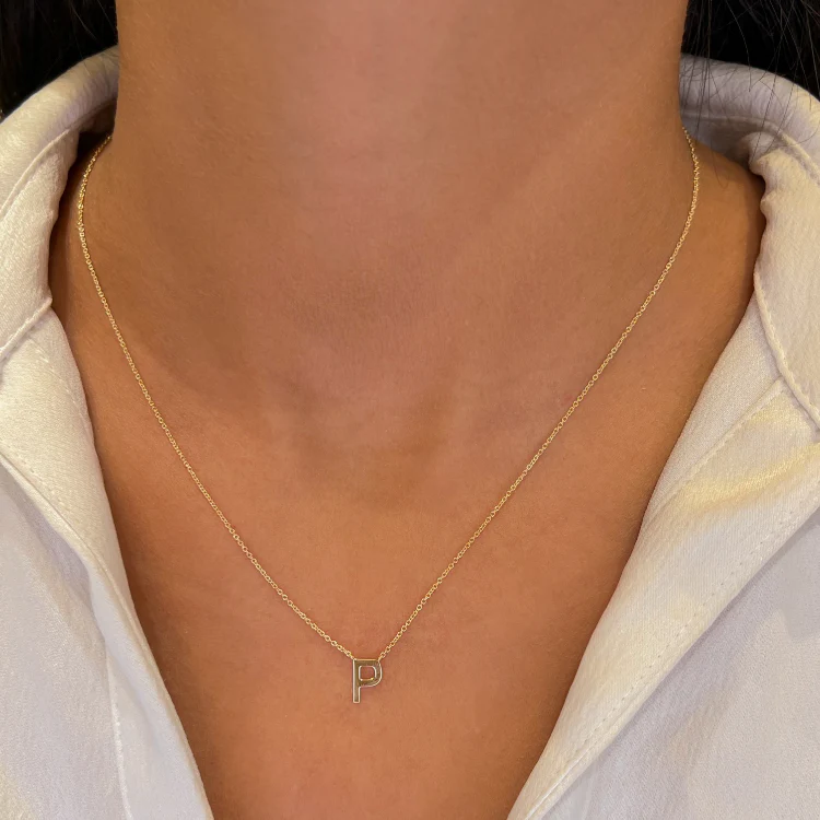 Petite Initial Necklace - Image 20