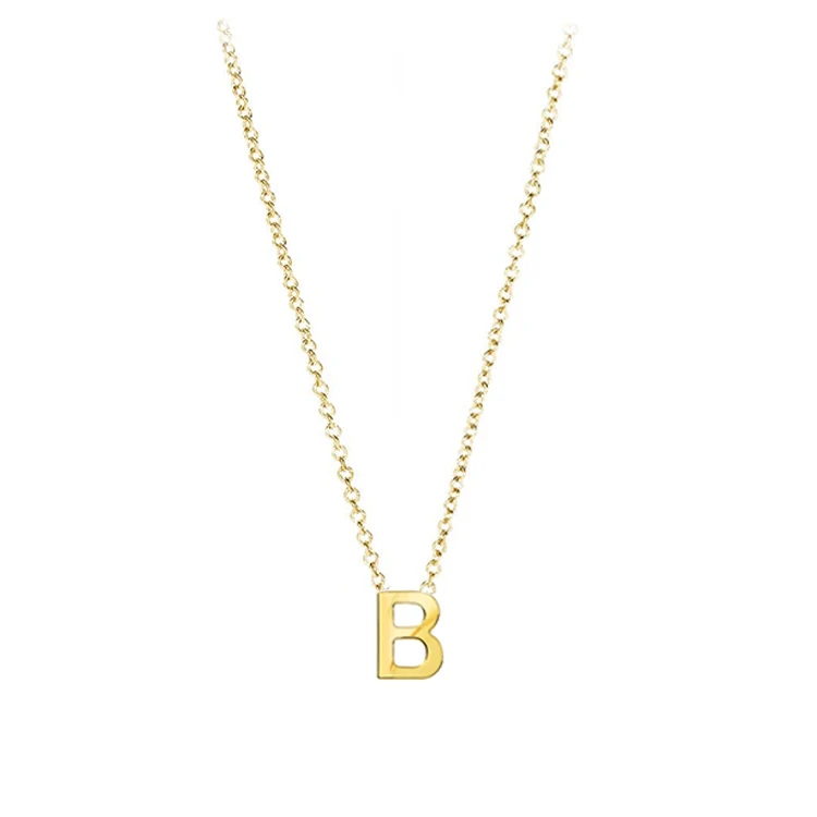 Petite Initial Necklace - Image 3