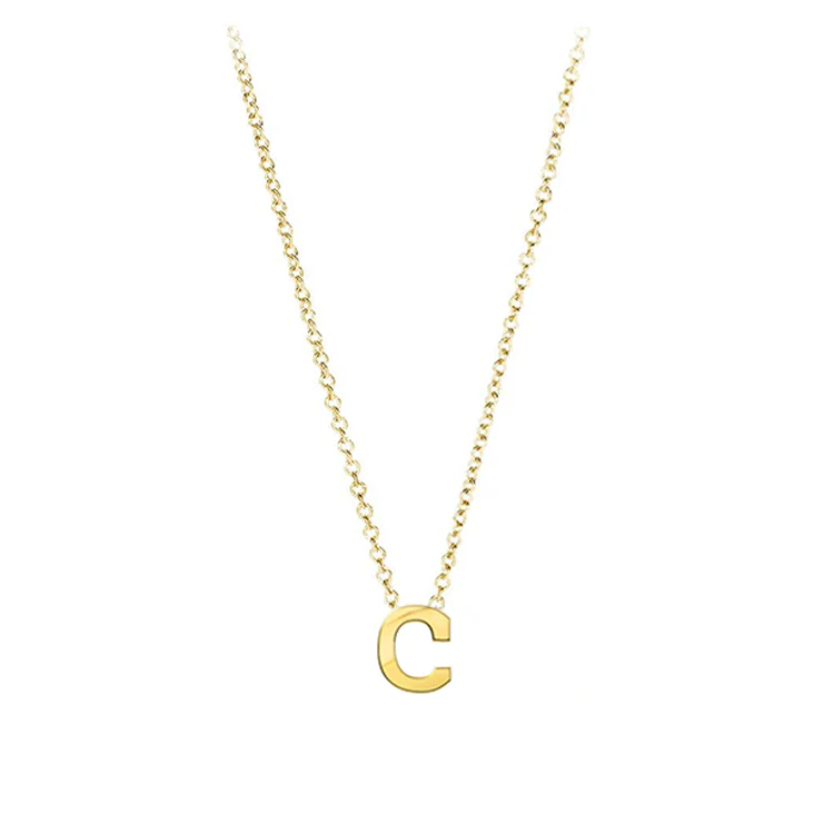 Petite Initial Necklace - Image 4