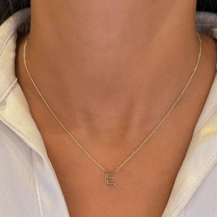 Petite Initial Necklace - Image 7