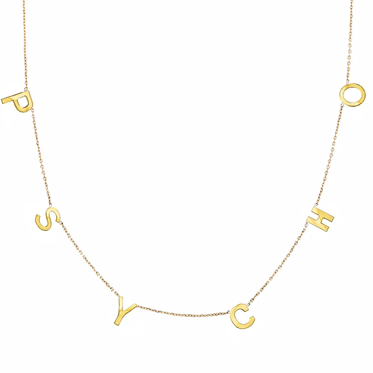 Petite Multi Initial Necklace - Image 11