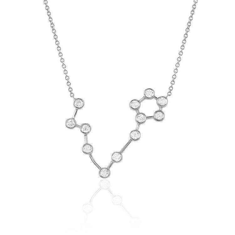Pisces Diamond Constellation Necklace - Image 2