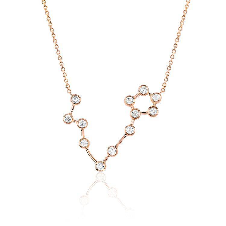 Pisces Diamond Constellation Necklace - Image 3
