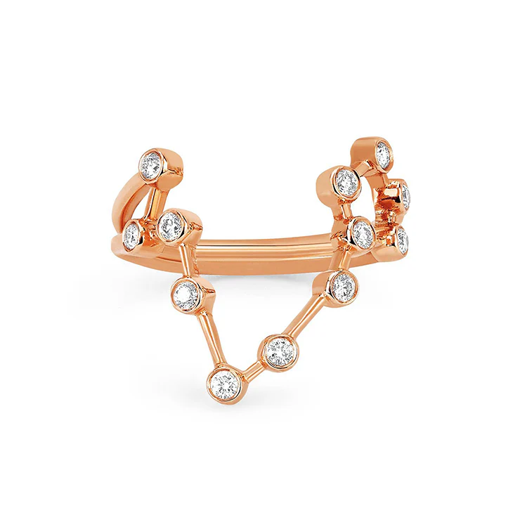 Pisces Diamond Constellation Ring - Image 3
