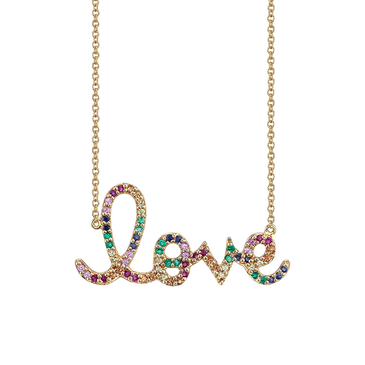 Rainbow Love Necklace