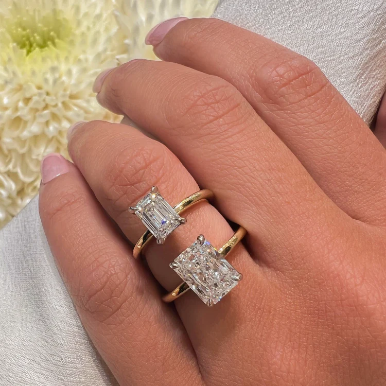 Ravishing Radiant Engagement Ring - Image 4