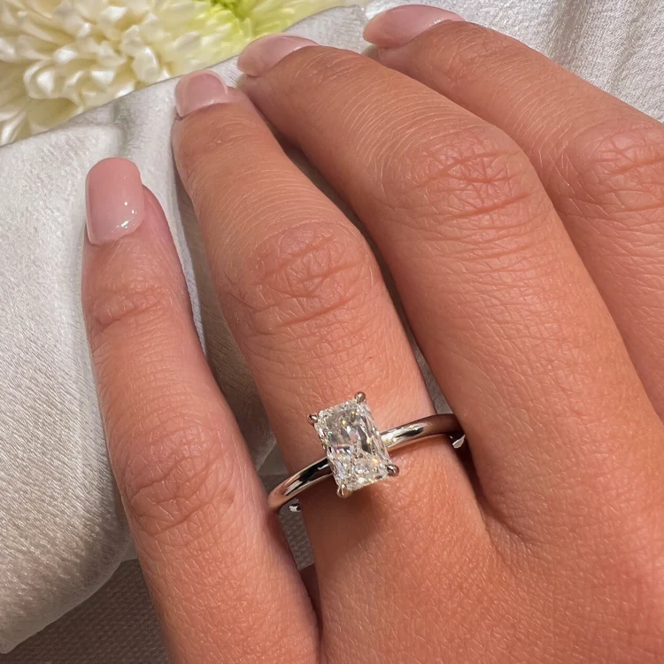 Ravishing Radiant Engagement Ring - Image 6