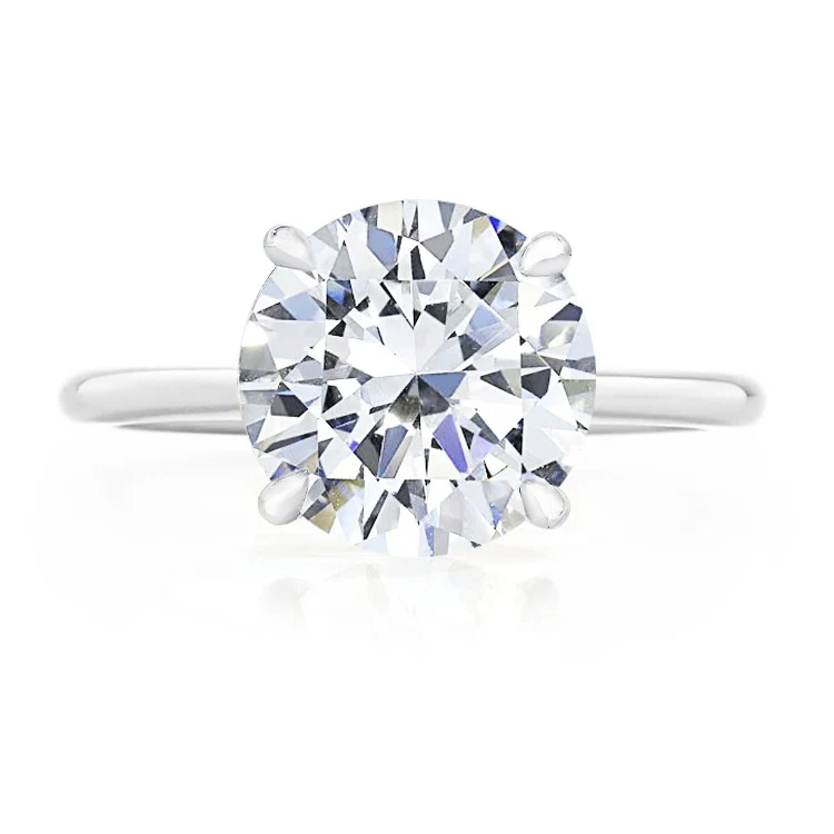 Reha Round Engagement Ring