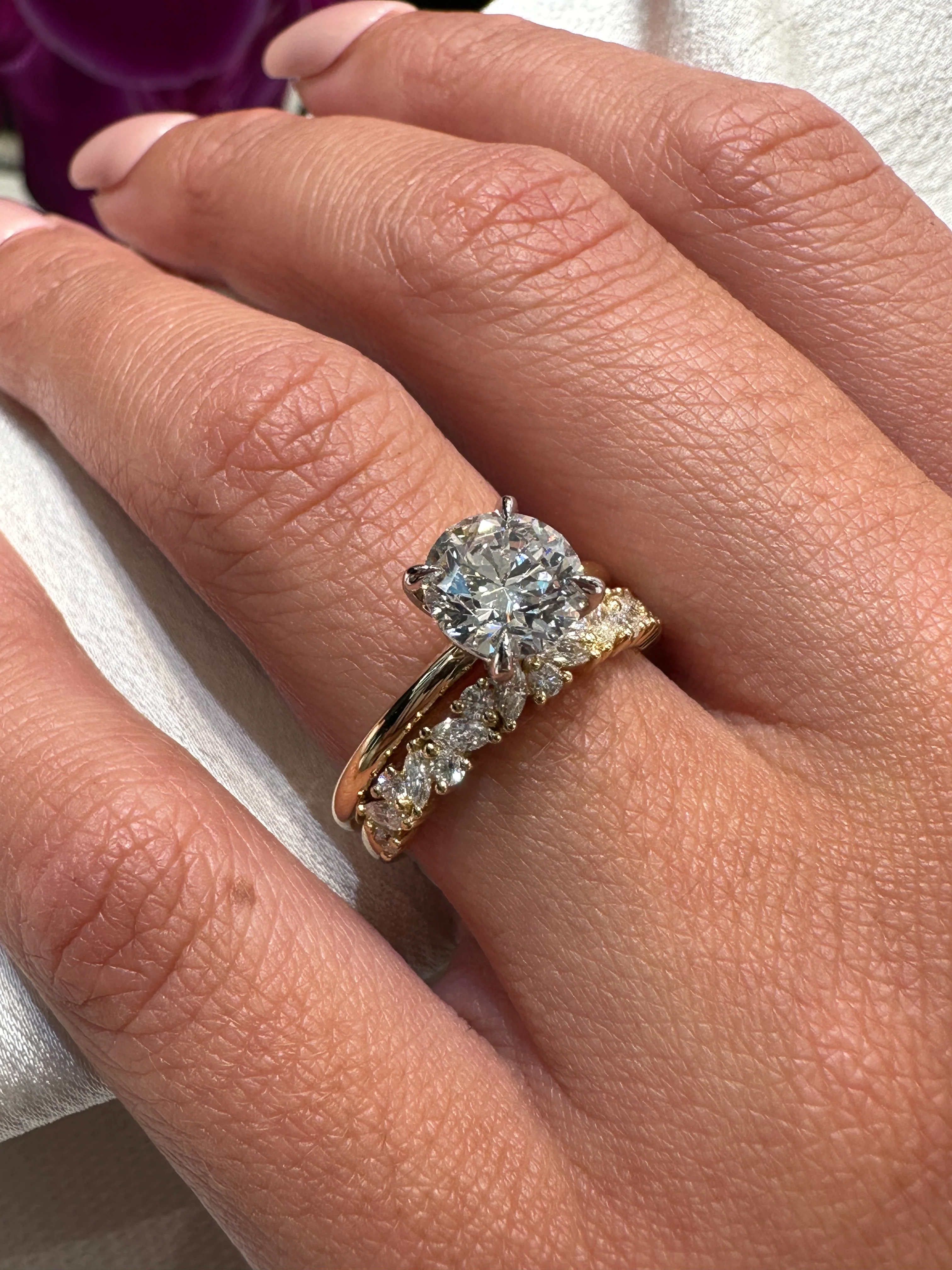 Reha Round Engagement Ring - Image 4