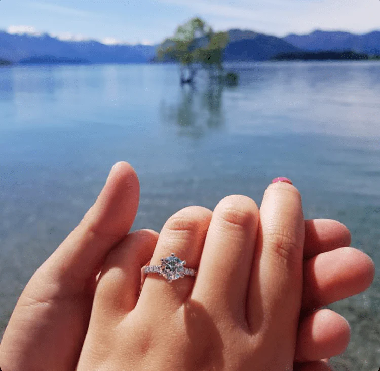 Round Allegra Engagement Ring - Image 4