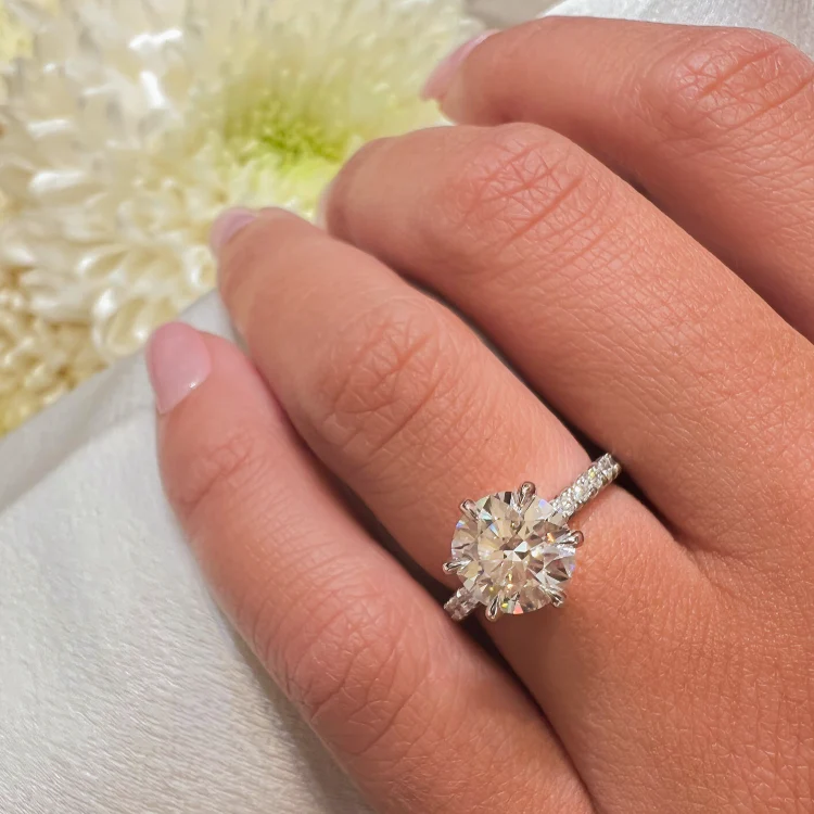 Round Allegra Engagement Ring - Image 5