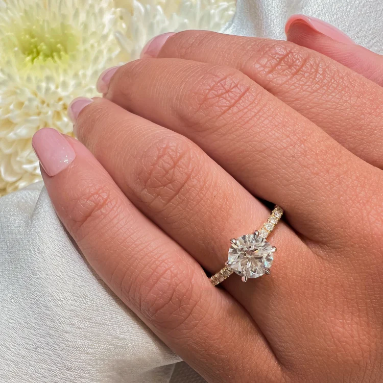 Round Allegra Engagement Ring - Image 6