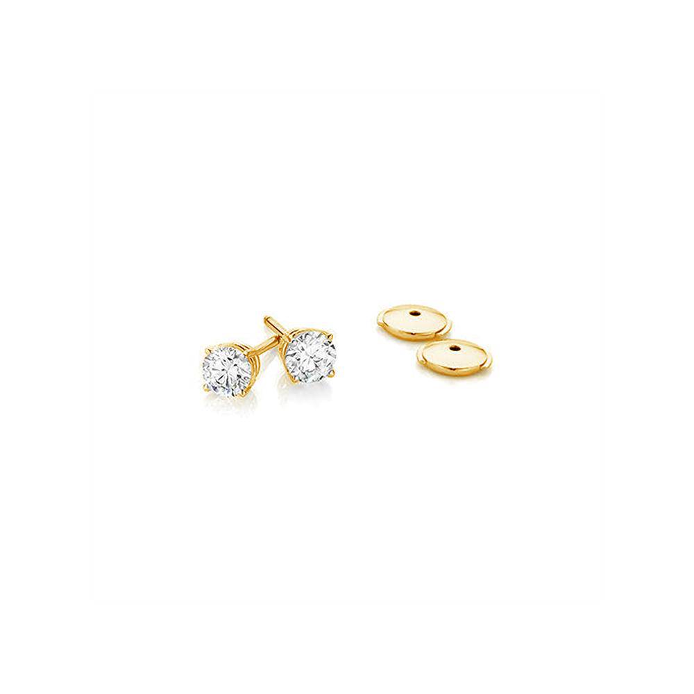 Round Diamond Studs - Image 5