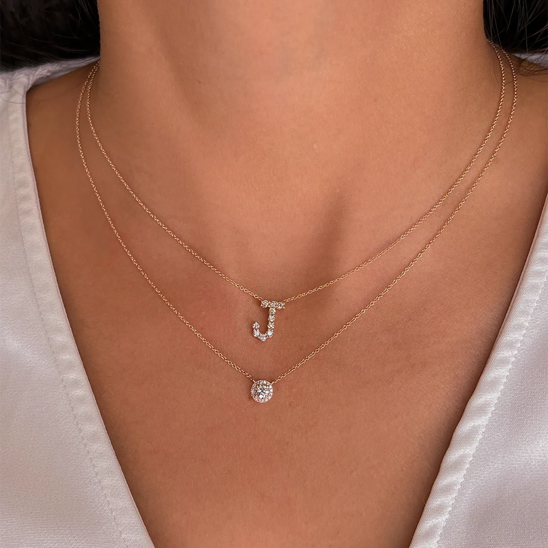 Round Halo Diamond Pendant - Image 2
