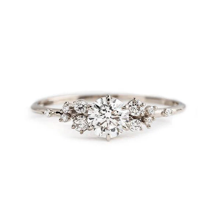 Round Horizon Engagement Ring - Image 3