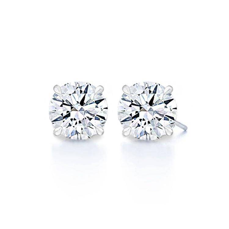 Round Lab Grown Diamond Studs
