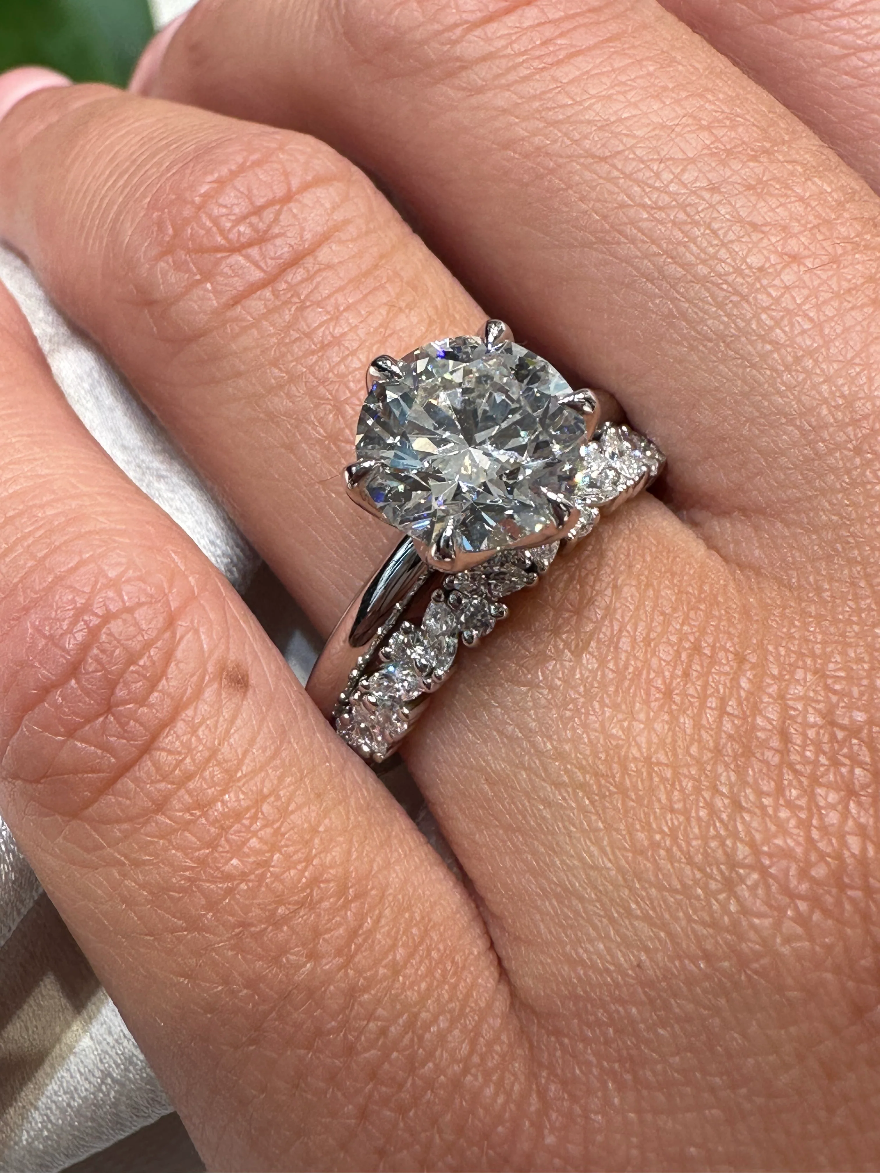 Round Lara Lab Grown Engagement Ring - Image 9