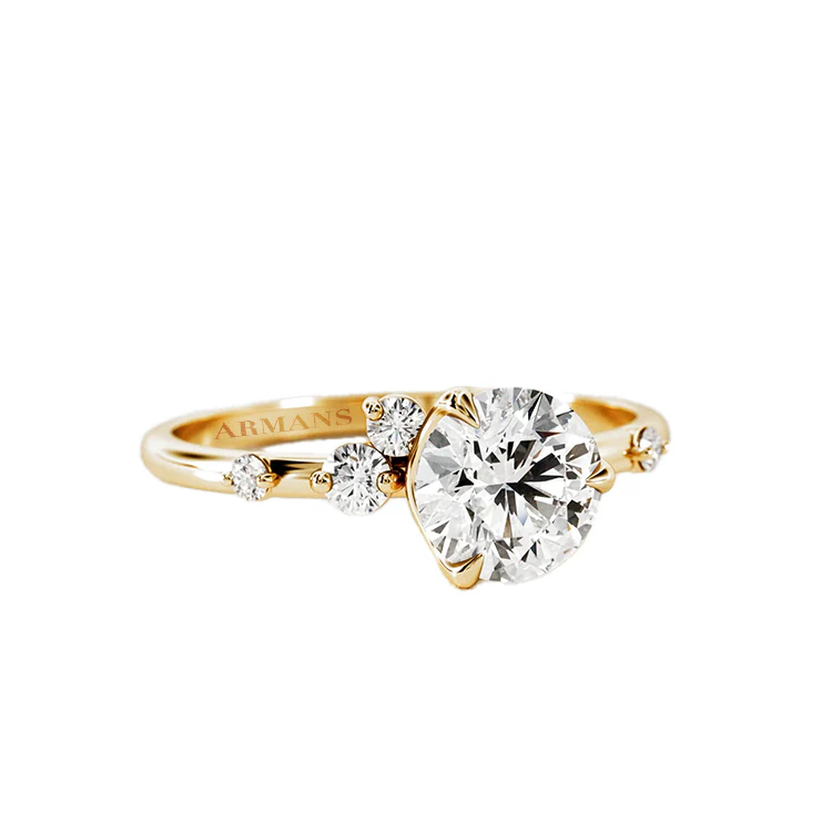 Round Twilight Engagement Ring - Image 2