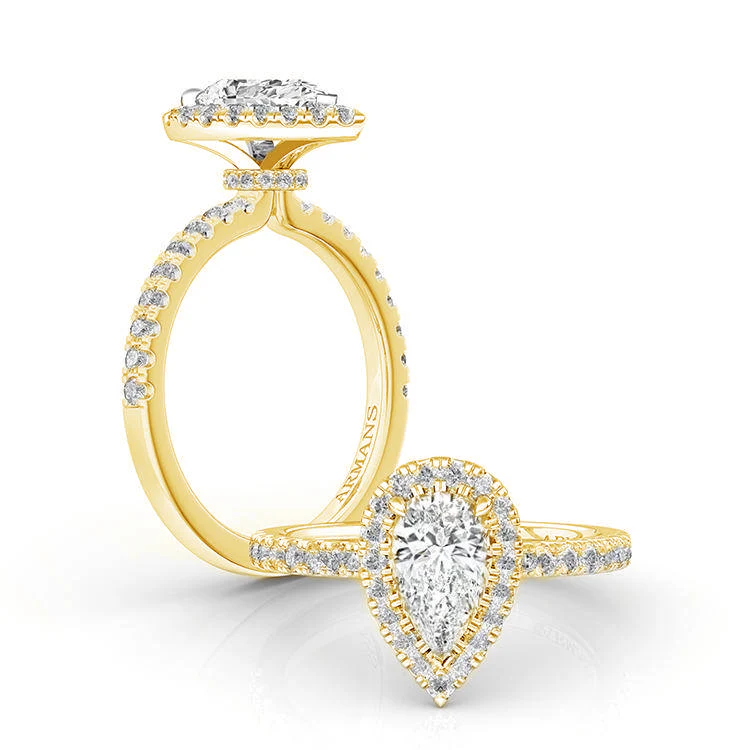 Royal Tear Engagement Ring - Image 3