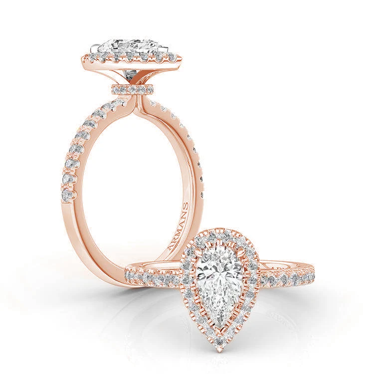 Royal Tear Lab Grown Engagement Ring - Image 4