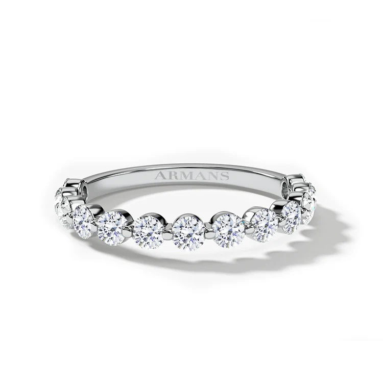 Sage Round Diamond Band - Image 3