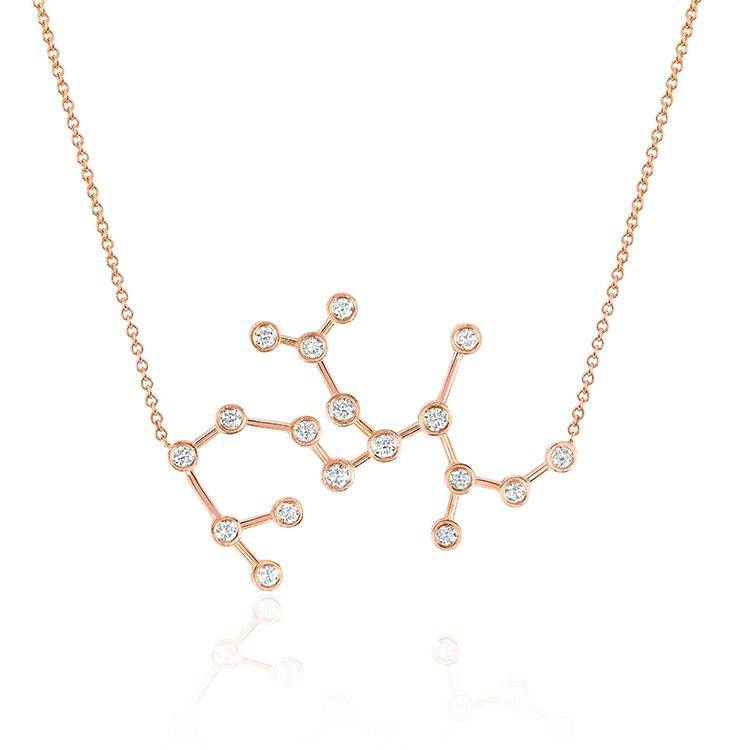 Sagittarius Diamond Constellation Necklace - Image 2