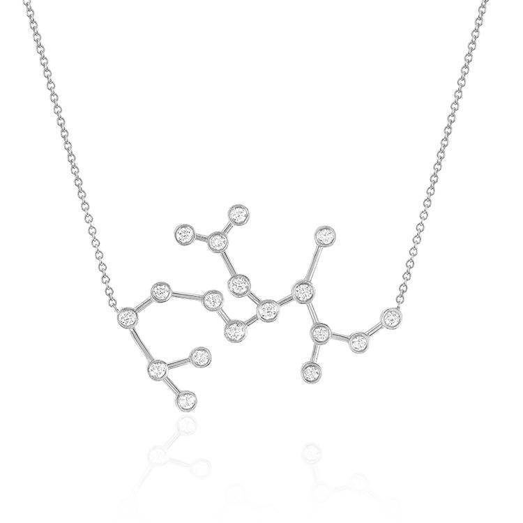 Sagittarius Diamond Constellation Necklace - Image 3