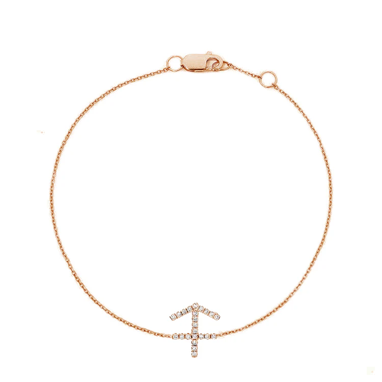 Sagittarius Diamond Zodiac Bracelet - Image 2