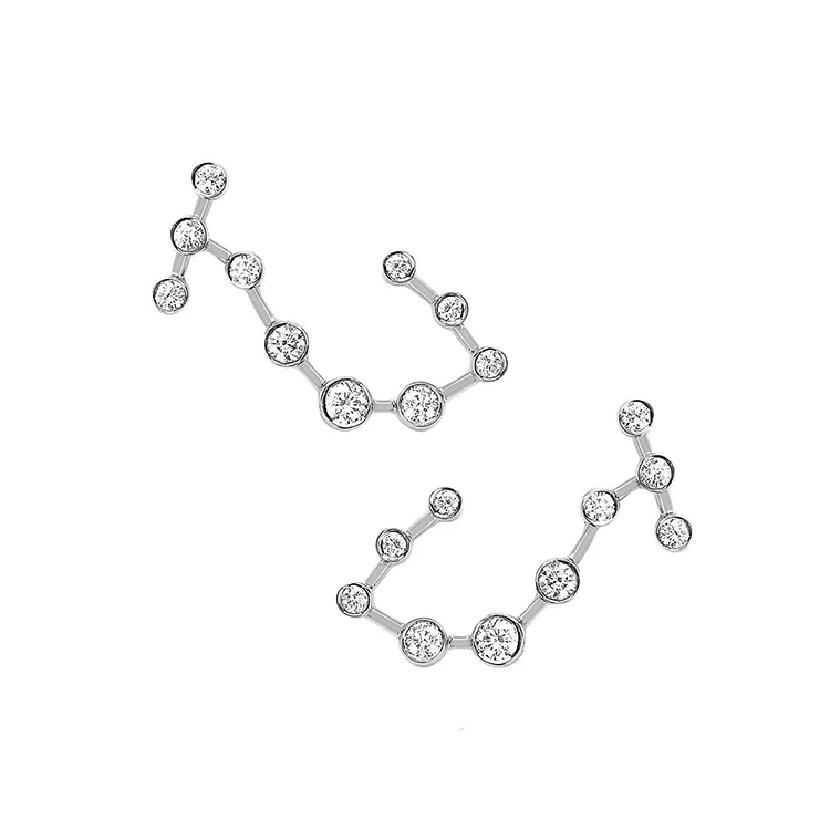 Scorpio Diamond Constellation Studs - Image 2