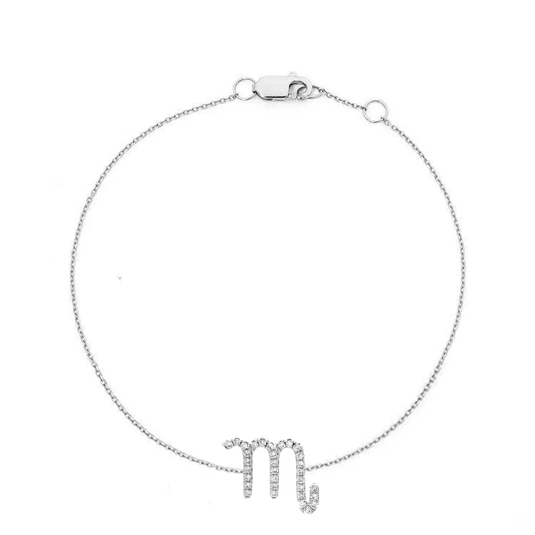 Scorpio Diamond Zodiac Bracelet - Image 2