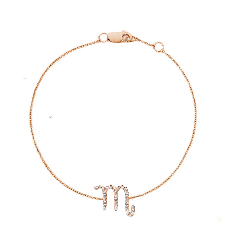 Scorpio Diamond Zodiac Bracelet - Image 3